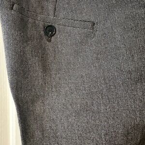 Beautiful Marisa Bootleg Textured Black Trousers - Size 4P